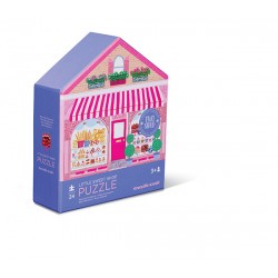 24 PC 2-Sided House Sweet Shop